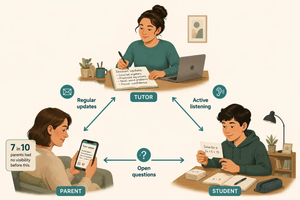 How Tutors Communicate with Students and Parents